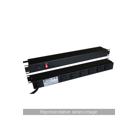 19 In. RACKMOUNT, LIGHT, 15 Ft. CRD